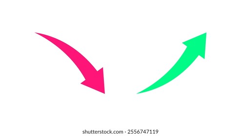 Trading icons. Flat style. Vector icons.