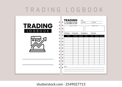 Trading Logbook Kdp Plantilla Interior