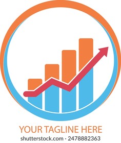 Trading Logo Design Vektorgrafik 