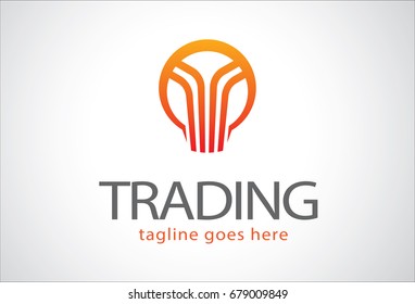 Trading Logo Template Design