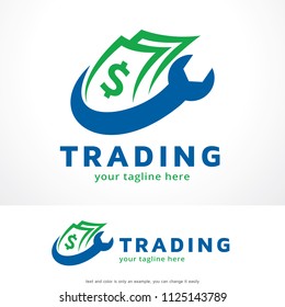 Trading Logo Template Design, Creative Symbol, Icon