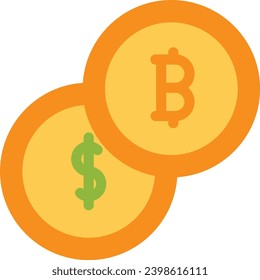 Trading single vector line icon
