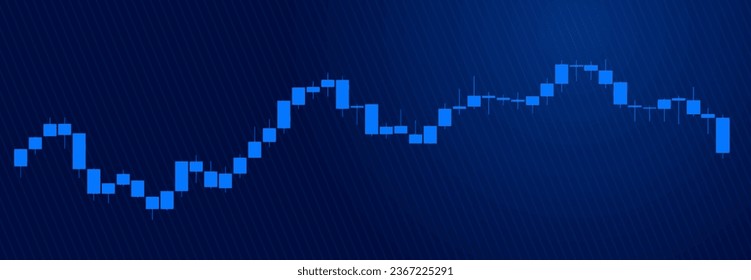 Trading of stock Chart blue technology Planilla Background. carta de comercio de divisas, criptodivisa, mercado de valores y opción binaria con velas e indicadores. Compra de bolsa en el mercado financiero.