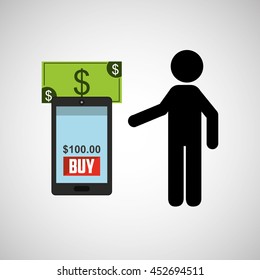 trading stuff concept icon, vector illustration eps10