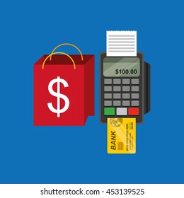 trading stuff concept icon, vector illustration eps10