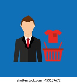 trading stuff concept icon, vector illustration eps10