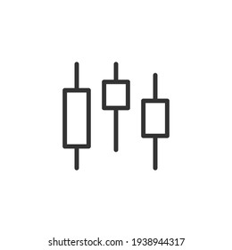 Trading thin line icon. Symbol in trendy outline style. Premium design for web and apps. Perfect for UI. 