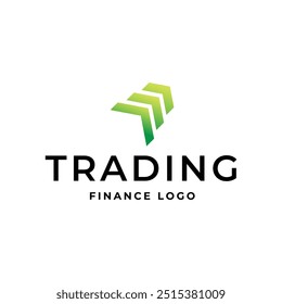 Trading, trade, currency investment logo design.