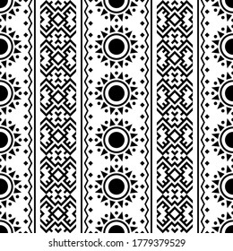 tradition aztec pattern design vector