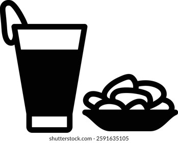 A Prophet�s tradition to break the fast with simplicity.