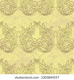 Tradition floral seamless pattern, damask vintage ornament. Royal victorian flourish wallpaper, luxury textile. Damascus style pattern for wallpapers, textile, packaging, design of luxury products