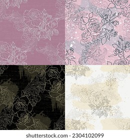 Tradition floral seamless pattern, damask vintage ornament. Royal victorian flourish wallpaper, luxury textile. Damascus style pattern for wallpapers, textile, packaging, design of luxury products