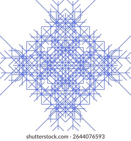 Tradição padrão floral sem emenda. Um ornamento geométrico abstrato.