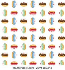  A traditiona Hanukka jello donut background vector illustration