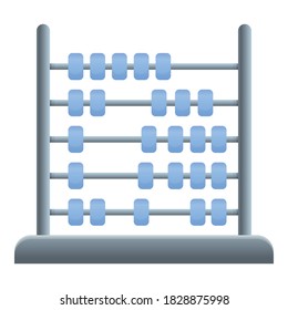 Traditional abacus icon. Cartoon of traditional abacus vector icon for web design isolated on white background