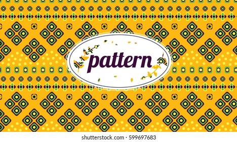 Traditional abstract pattern for card. Seamless vector geometric figure color pattern background. Wallpaper fabric print. Ethnic motif. Fashionable decorative design.