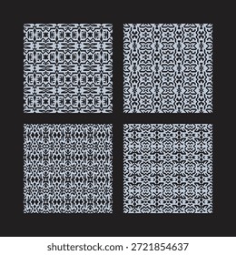 Traditional African Inspired Geometric Pattern for Fabric Print