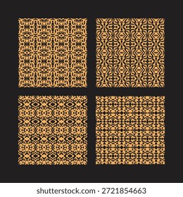 Traditional African Inspired Geometric Pattern for Fabric Print