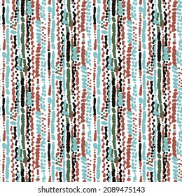 Traditional African ornament of wicker elements. Vector repeated seamless pattern.