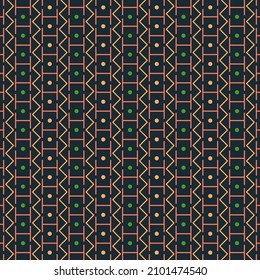 Traditional African pattern. This is a simple vector illustration with harmonious blend of retro and modern styles. The color can be changed if needed. Eps10 vector.