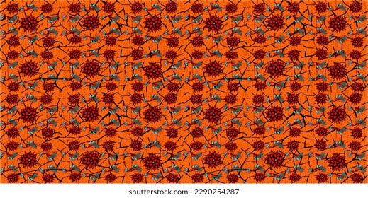 traditional African vector illustration pattern 