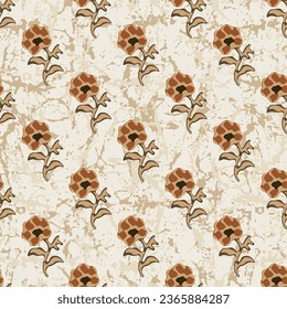 
Traditional Ajrakh Pattern, Hand Block Print, Batik Print, Indian Textile Background, Floral Background, Kalamkari Print, Hand Draw Textile Pattern, Textile Printing  Surface Background.