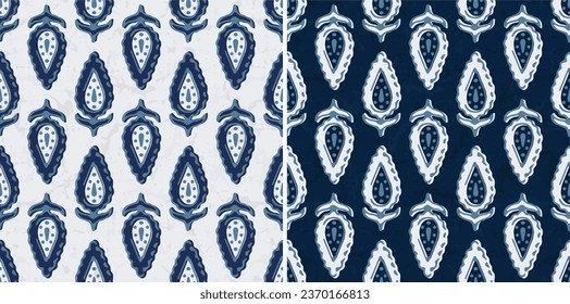 Traditional Ajrakh Pattern, Hand Block Print, Batik Print, Indian Textile Background, Floral Background, Kalamkari Print, Madhubani pattern, Textile Printing Surface Background.