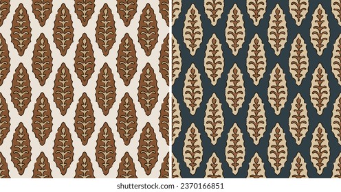 Traditional Ajrakh Pattern, Hand Block Print, Batik Print, Indian Textile Background, Floral Background, Kalamkari Print, Madhubani pattern, Textile Printing Surface Background.