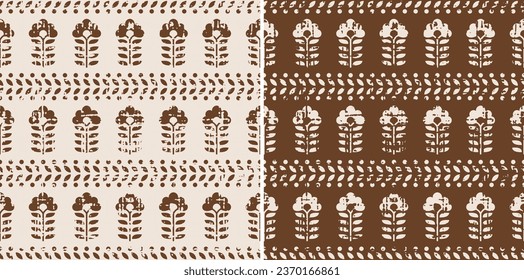 Traditional Ajrakh Pattern, Hand Block Print, Batik Print, Indian Textile Background, Floral Background, Kalamkari Print, Madhubani pattern, Textile Printing Surface Background.