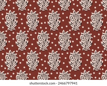 TRADITIONAL AJRAKH PATTERN, HAND BLOCK PRINT, BATIK PRINT, INDIAN TEXTILE BACKGROUND, FLORAL BACKGROUND, KALAMKARI PRINT, HAND DRAW TEXTILE PATTERN, TEXTILE