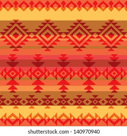 Traditional american indian style seamless pattern