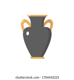 Traditional ancient Greek vase without a pattern. Monument of ancient culture. Historical and Cultural Heritage