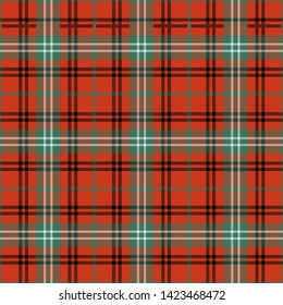 The Traditional Ancient Tartan of the Scottish Clan Morrison. Seamless pattern for fabric, kilts, skirts, plaids