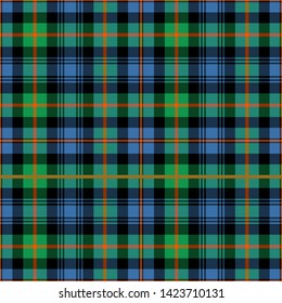 The Traditional Ancient Tartan of the Scottish Clan Murray of Atholl. Seamless pattern for fabric, kilts, skirts, plaids