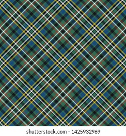 The Traditional Ancient Tartan of the Scottish Clan Scott Brown. Seamless pattern for fabric, kilts, skirts, plaids. Diagonal cell