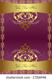 Traditional antique ottoman turkish tile illustration design