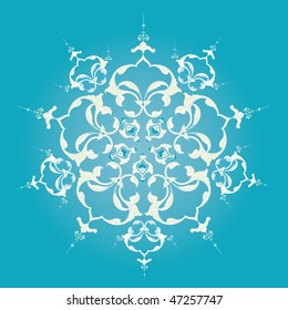  Traditional antique ottoman turkish tile illustration design