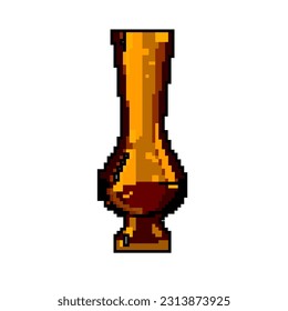 traditional antique vase game pixel art retro vector. bit traditional antique vase. old vintage illustration