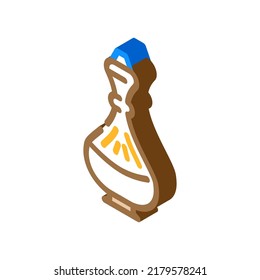 traditional arab jug isometric icon vector. traditional arab jug sign. isolated symbol illustration