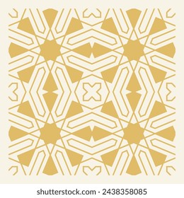 Traditional Arabian pattern. The set of Traditional Arabian pattern backgrounds. Arabic Islamic background. Islamic gold ornament vector.