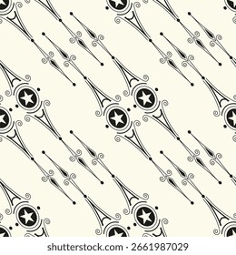 Traditionelles arabisches geometrisches Vektordesign