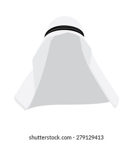 Traditional Arabic Hat Shemagh, Khaliji Or Keffiyeh. Arab Hat. Muslim Hat