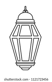 traditional arabic lamp hanging