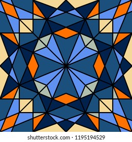 Traditional arabic ornament, islamic tradition, vector illustration. Geometric seamless pattern. 