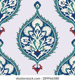 Traditional  Arabic ornament seamless pattern for your design. Vector