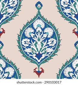 Traditional  Arabic ornament seamless pattern for your design. Vector.  Background