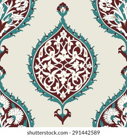 Traditional  Arabic ornament seamless pattern for your design. Vector.  Background