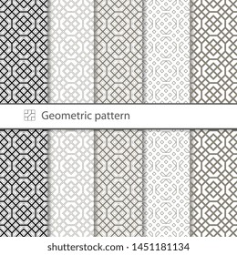 Traditional Arabic seamless geometric pattern for your design, laser cutting, stamping on leather, cardboard, paper. Interior design, graphic design. Drawing for sandblasting glass. Printing on fabric