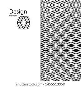 Traditional Arabic seamless geometric pattern for your design, laser cutting, stamping on leather, cardboard, paper. Interior design, graphic design. Drawing for sandblasting glass. Printing on fabric