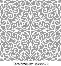 Traditional Arabic seamless pattern. Abstract background.
